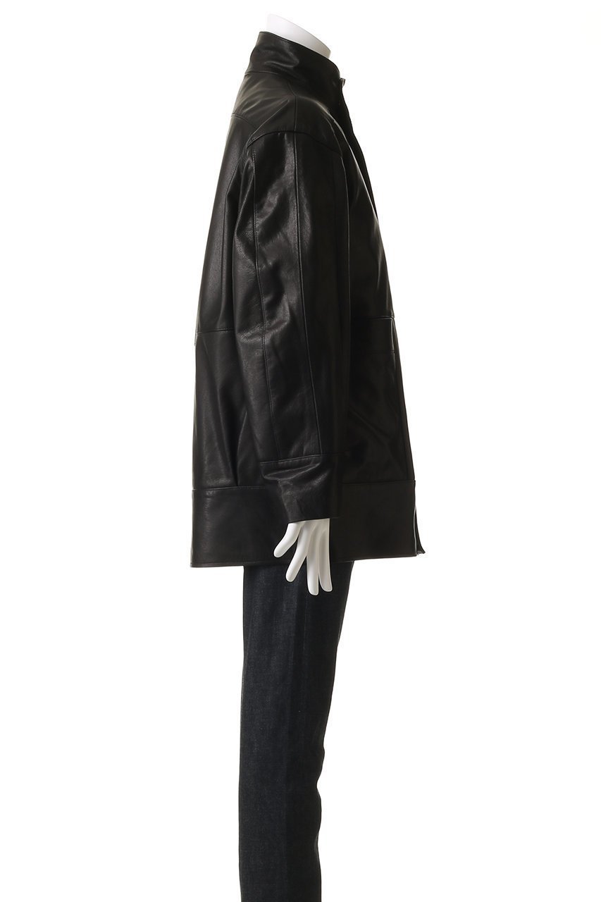 【セブン バイ セブン/SEVEN BY SEVEN / MEN】の【MEN】スタンドカラー レザーカーコート‐Goat leather‐ 人気、トレンドファッション・服の通販 founy(ファニー) 　ファッション　Fashion　メンズファッション　Fashion for Men　ショート　Short, Short Length　スタンド　Stand Collar, Upright Stand　other-3|ID: prp329100004185441 ipo3291000000032947691