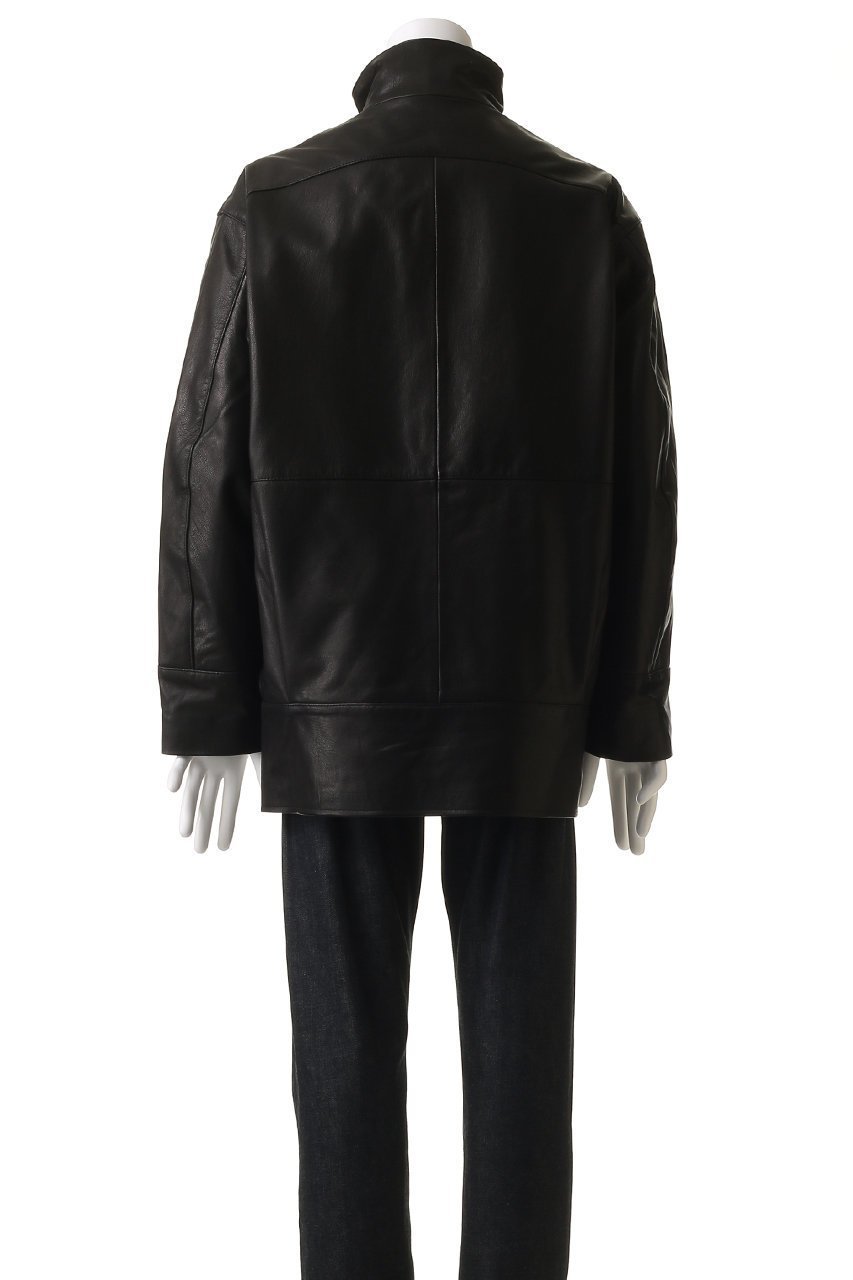 【セブン バイ セブン/SEVEN BY SEVEN / MEN】の【MEN】スタンドカラー レザーカーコート‐Goat leather‐ 人気、トレンドファッション・服の通販 founy(ファニー) 　ファッション　Fashion　メンズファッション　Fashion for Men　ショート　Short, Short Length　スタンド　Stand Collar, Upright Stand　other-4|ID: prp329100004185441 ipo3291000000032947698