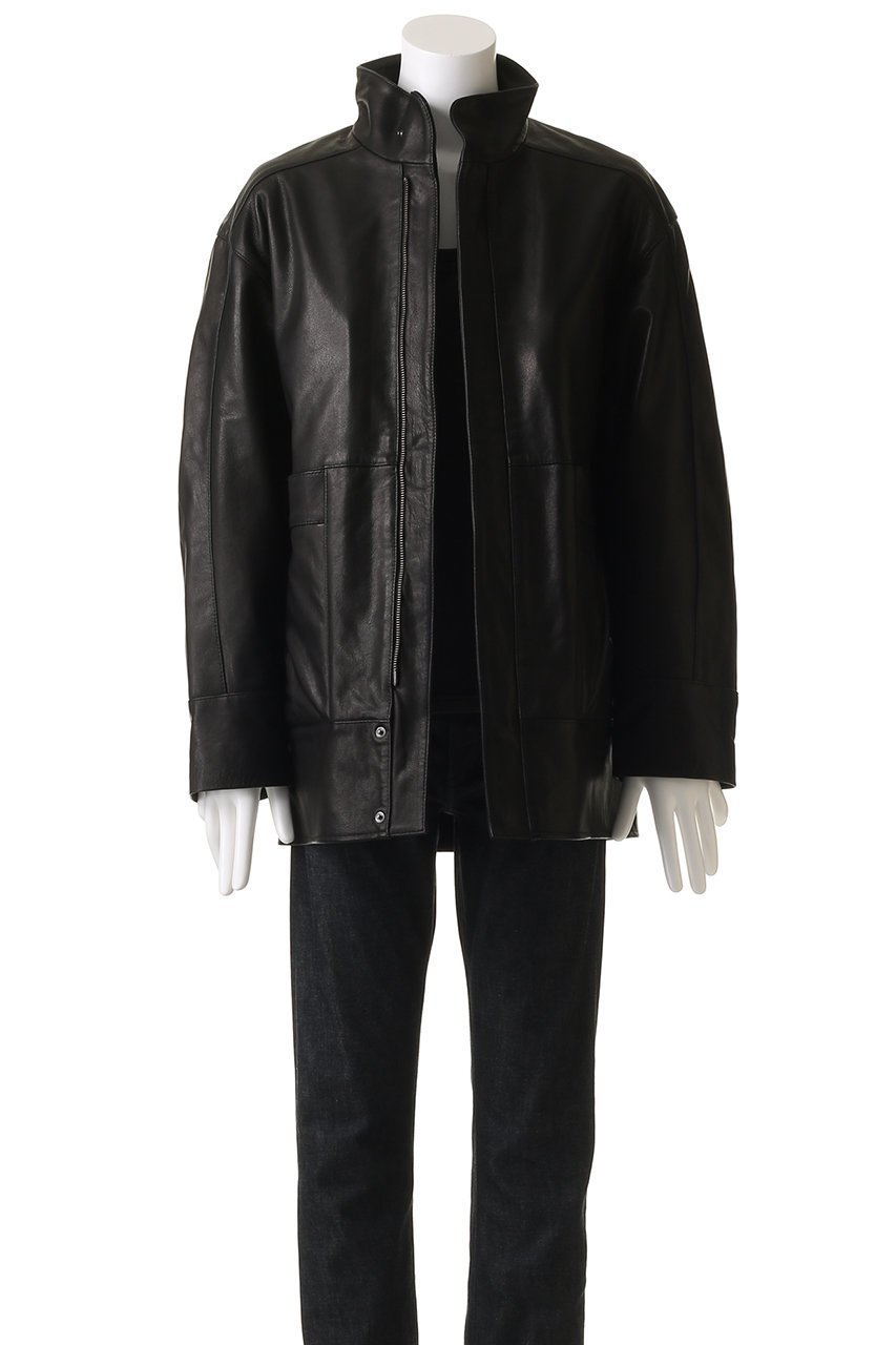 【セブン バイ セブン/SEVEN BY SEVEN / MEN】の【MEN】スタンドカラー レザーカーコート‐Goat leather‐ 人気、トレンドファッション・服の通販 founy(ファニー) 　ファッション　Fashion　メンズファッション　Fashion for Men　ショート　Short, Short Length　スタンド　Stand Collar, Upright Stand　other-7|ID: prp329100004185441 ipo3291000000032947721
