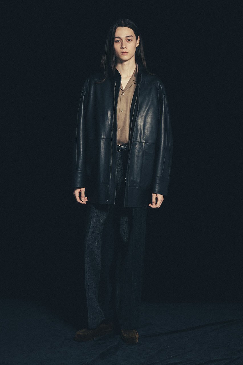 【セブン バイ セブン/SEVEN BY SEVEN / MEN】の【MEN】スタンドカラー レザーカーコート‐Goat leather‐ 人気、トレンドファッション・服の通販 founy(ファニー) 　ファッション　Fashion　メンズファッション　Fashion for Men　ショート　Short, Short Length　スタンド　Stand Collar, Upright Stand　other-8|ID: prp329100004185441 ipo3291000000032947727