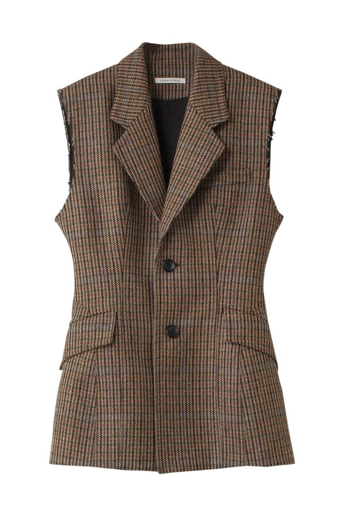 【カレンテージ/CURRENTAGE】のジャケット インテリア・キッズ・メンズ・レディースファッション・服の通販 founy(ファニー) https://founy.com/ ファッション Fashion レディースファッション Fashion for Women アウター Coat / Outerwear Collection レディースジャケット・軽アウター Jackets おすすめ Recommended / Our Picks エレガント 上品 Elegant シェイプ Shape, Slim Fit ジャケット Jacket, Outerwear セットアップ Set-Up, Coordinated Outfit チェック Check, Plaid, Tartan ツイード Twill, Twill Weave ベスト Vest, Waistcoat |ID: prp329100004185445 ipo3291000000032917379