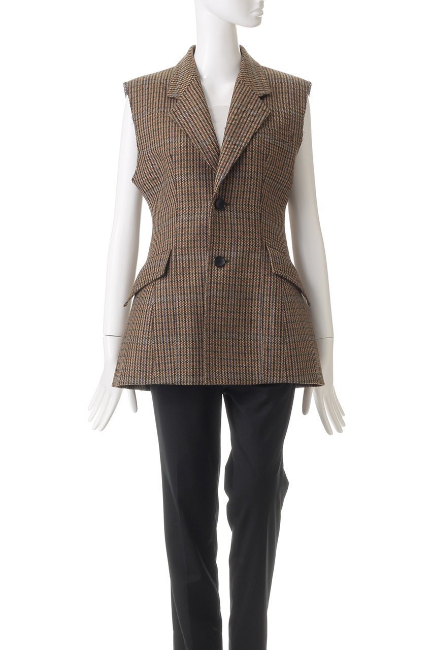 【カレンテージ/CURRENTAGE】のジャケット 人気、トレンドファッション・服の通販 founy(ファニー) 　ファッション　Fashion　レディースファッション　Fashion for Women　アウター　Coat / Outerwear Collection　レディースジャケット・軽アウター　Jackets　おすすめ　Recommended / Our Picks　エレガント 上品　Elegant　シェイプ　Shape, Slim Fit　ジャケット　Jacket, Outerwear　セットアップ　Set-Up, Coordinated Outfit　チェック　Check, Plaid, Tartan　ツイード　Twill, Twill Weave　ベスト　Vest, Waistcoat　other-2|ID: prp329100004185445 ipo3291000000032917401