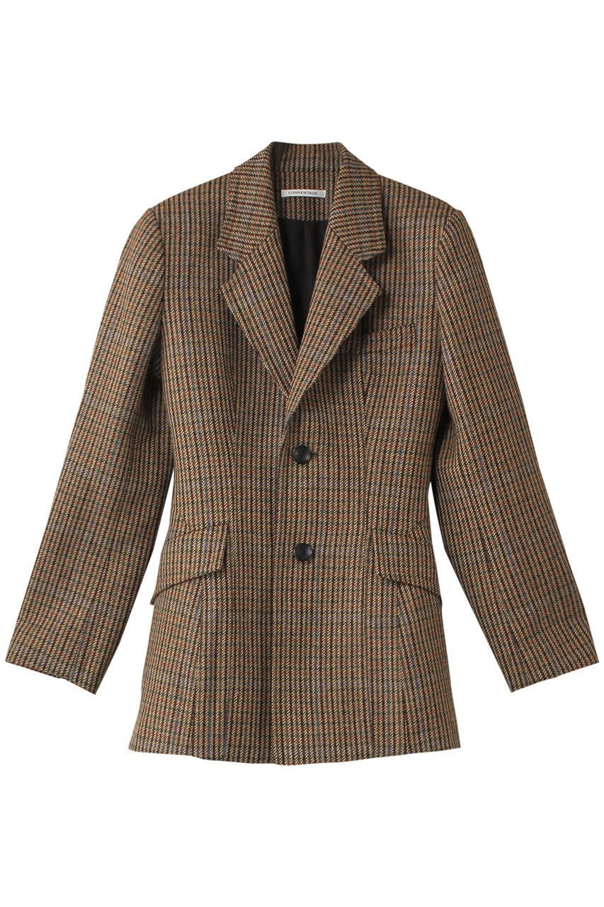 【カレンテージ/CURRENTAGE】のジャケット インテリア・キッズ・メンズ・レディースファッション・服の通販 founy(ファニー) 　ファッション　Fashion　レディースファッション　Fashion for Women　アウター　Coat / Outerwear Collection　レディースジャケット・軽アウター　Jackets　おすすめ　Recommended / Our Picks　エレガント 上品　Elegant　シェイプ　Shape, Slim Fit　ジャケット　Jacket, Outerwear　セットアップ　Set-Up, Coordinated Outfit　チェック　Check, Plaid, Tartan　ツイード　Twill, Twill Weave　チェック|ID: prp329100004185446 ipo3291000000032917498