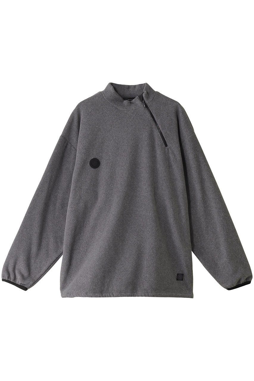 【オブシディアン/OBSIDIAN / MEN】の【MEN】FLEECE MOCK NECK PULLOVER インテリア・キッズ・メンズ・レディースファッション・服の通販 founy(ファニー) 　ファッション　Fashion　メンズファッション　Fashion for Men　トップス・カットソー　Cut & Sew Tops　アウトドア　Outdoor Clothing　アシンメトリー　Asymmetrical Style　ゴルフ　Golf　ジップ　Zip, Zipper　スポーツ　Sports, Activewear　モックネック　Mock Neck, Short Turtleneck　エレガント 上品　Elegant　定番　Standard, Basic Item　軽量　Lightweight, Ultra Light　グレー|ID: prp329100004185461 ipo3291000000035699365