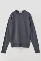 【ジョン スメドレー/JOHN SMEDLEY】のクルーネック長袖プルオーバー EMMY 30G COMMON FIT CHARCOAL|ID:prp329100004185465