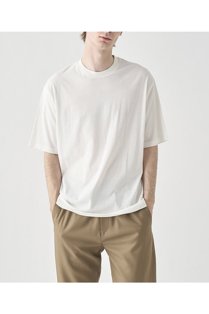 【ジョンスメドレー/JOHN SMEDLEY / MEN】の【MEN】UTS951 コットン オーバーサイズクルーネックTシャツ インテリア・キッズ・メンズ・レディースファッション・服の通販 founy(ファニー) https://founy.com/ ファッション Fashion メンズファッション MEN トップス・カットソー Tops/Tshirt/Men シャツ Shirts ショート Short シンプル Simple スリーブ Sleeve リラックス Relax |ID: prp329100004185467 ipo3291000000028995495