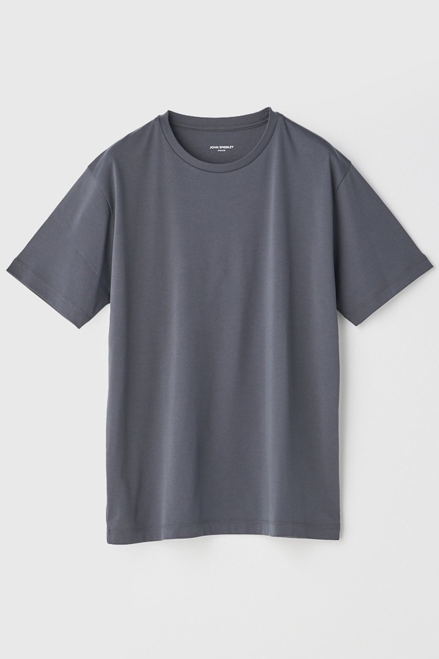 【ジョンスメドレー/JOHN SMEDLEY / MEN】の【MEN】UTS912 スビンコットンクルーネック半袖Tシャツ UNDERWEAR for MEN インテリア・キッズ・メンズ・レディースファッション・服の通販 founy(ファニー) 　ファッション　Fashion　メンズファッション　MEN　トップス・カットソー　Tops/Tshirt/Men　シャツ　Shirts　ショート　Short　スリーブ　Sleeve　半袖　Short Sleeve　NO3(チャコールグレー)|ID: prp329100004185468 ipo3291000000028995500