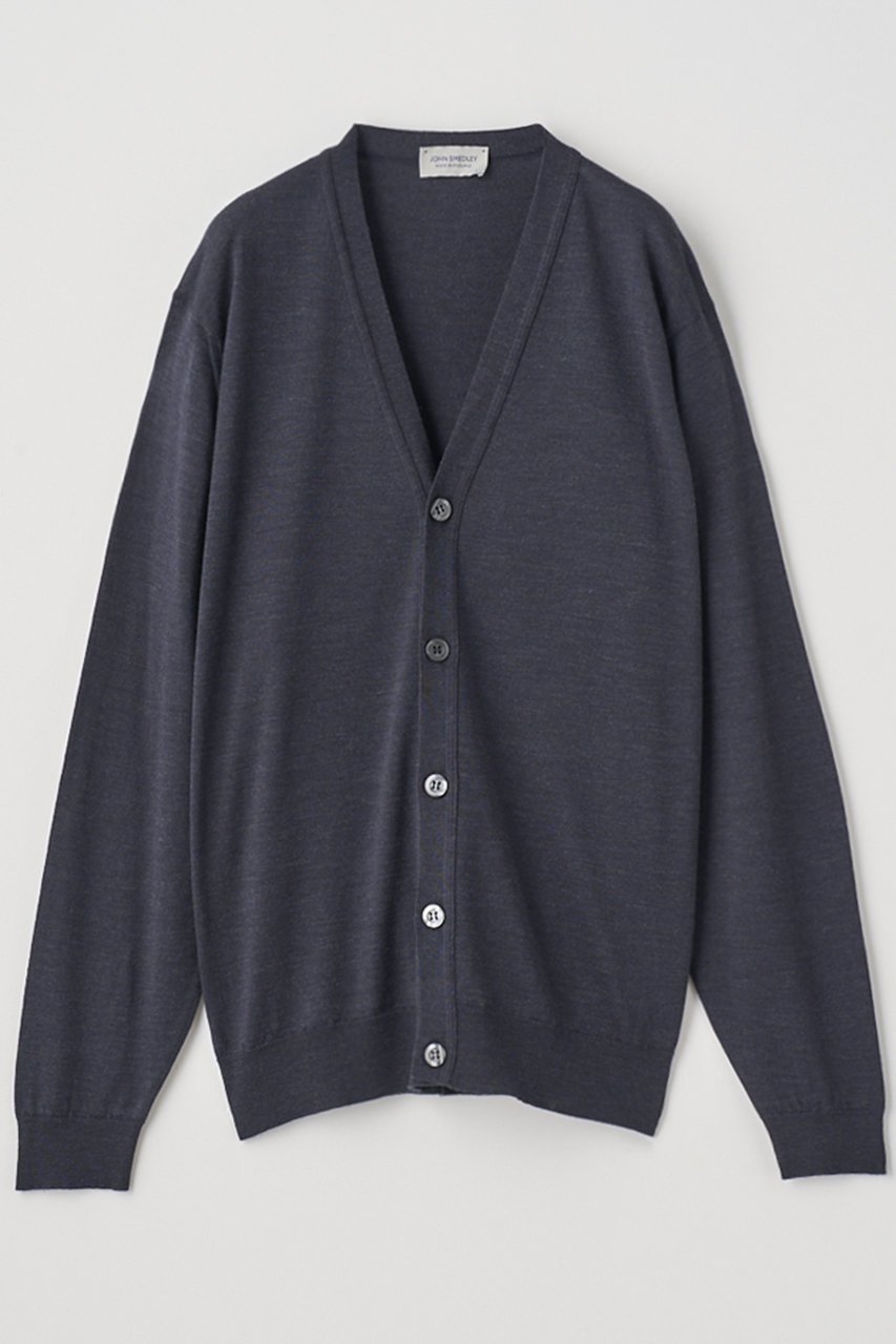 【ジョンスメドレー/JOHN SMEDLEY / MEN】の【MEN】 HALIN Vネック長袖ニットカーディガン 30G MODERN FIT インテリア・キッズ・メンズ・レディースファッション・服の通販 founy(ファニー) 　ファッション　Fashion　メンズファッション　MEN　カーディガン　Cardigan　長袖　Long Sleeve　HEPBURN SMOKE|ID: prp329100004185470 ipo3291000000028995510