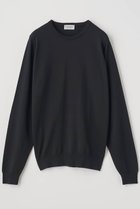 【ジョンスメドレー/JOHN SMEDLEY / MEN】の【MEN】 FARHILL クルーネック長袖ニットプルオーバー 24G STANDARD FIT 人気、トレンドファッション・服の通販 founy(ファニー) ファッション Fashion メンズファッション MEN トップス・カットソー Tops/Tshirt/Men ニット Knit Tops スタイリッシュ Stylish エレガント 上品 Elegant 長袖 Long Sleeve thumbnail BLACK|ID: prp329100004185471 ipo3291000000028995517