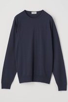 【ジョンスメドレー/JOHN SMEDLEY / MEN】の【MEN】 FARHILL クルーネック長袖ニットプルオーバー 24G STANDARD FIT 人気、トレンドファッション・服の通販 founy(ファニー) ファッション Fashion メンズファッション MEN トップス・カットソー Tops/Tshirt/Men ニット Knit Tops スタイリッシュ Stylish エレガント 上品 Elegant 長袖 Long Sleeve thumbnail MIDNIGHT|ID: prp329100004185471 ipo3291000000028995520