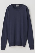 【ジョン スメドレー/JOHN SMEDLEY】のクルーネック長袖プルオーバー VIVIENNE 30G MODERN FIT MIDNIGHT|ID:prp329100004185472