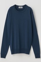 【ジョン スメドレー/JOHN SMEDLEY】のクルーネック長袖プルオーバー VIVIENNE 30G MODERN FIT ORION GREEN|ID:prp329100004185472