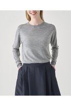 【ジョン スメドレー/JOHN SMEDLEY】のクルーネック長袖プルオーバー VIVIENNE 30G MODERN FIT 人気、トレンドファッション・服の通販 founy(ファニー) ファッション Fashion レディースファッション WOMEN トップス・カットソー Tops/Tshirt ニット Knit Tops プルオーバー Pullover エレガント 上品 Elegant NEW・新作・新着・新入荷 New Arrivals 長袖 Long Sleeve thumbnail SILVER|ID: prp329100004185472 ipo3291000000028995532