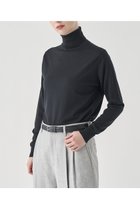 【ジョン スメドレー/JOHN SMEDLEY】のタートルネック長袖プルオーバー LENA 30G MODERN FIT BLACK|ID:prp329100004185474