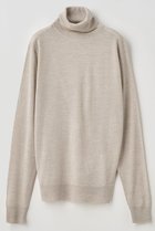 【ジョン スメドレー/JOHN SMEDLEY】のタートルネック長袖プルオーバー LENA 30G MODERN FIT GREY FLEECE|ID:prp329100004185474