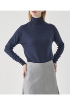 【ジョン スメドレー/JOHN SMEDLEY】のタートルネック長袖プルオーバー LENA 30G MODERN FIT MIDNIGHT|ID:prp329100004185474