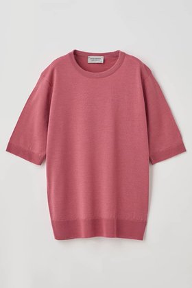 【ジョン スメドレー/JOHN SMEDLEY】のESTA クルーネック半袖プルオーバー 30G MODERN FIT 人気、トレンドファッション・服の通販 founy(ファニー) ファッション Fashion レディースファッション WOMEN トップス・カットソー Tops/Tshirt ニット Knit Tops プルオーバー Pullover エレガント 上品 Elegant 半袖 Short Sleeve |ID:prp329100004185481