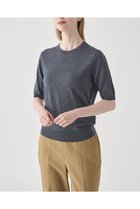 【ジョン スメドレー/JOHN SMEDLEY】のクルーネック半袖プルオーバー ESTA 30G MODERN FIT 人気、トレンドファッション・服の通販 founy(ファニー) ファッション Fashion レディースファッション WOMEN トップス・カットソー Tops/Tshirt ニット Knit Tops プルオーバー Pullover エレガント 上品 Elegant 半袖 Short Sleeve NEW・新作・新着・新入荷 New Arrivals thumbnail CHARCOAL|ID: prp329100004185481 ipo3291000000028995569