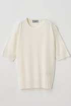 【ジョン スメドレー/JOHN SMEDLEY】のクルーネック半袖プルオーバー ESTA 30G MODERN FIT SNOW WHITE|ID:prp329100004185481