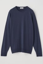 【ジョンスメドレー/JOHN SMEDLEY / MEN】の【MEN】 SCANLAN クルーネック長袖ニットプルオーバー 30G MODERN FIT 人気、トレンドファッション・服の通販 founy(ファニー) ファッション Fashion メンズファッション MEN トップス・カットソー Tops/Tshirt/Men ニット Knit Tops 長袖 Long Sleeve thumbnail MIDNIGHT|ID: prp329100004185482 ipo3291000000028995587