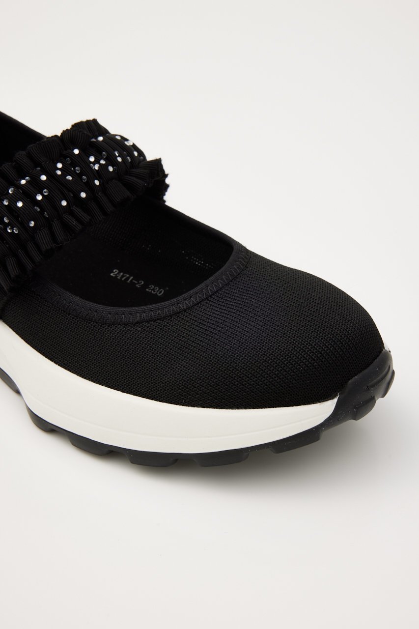 【スタッカート/STACCATO】のメリージェーンギャザーニットスリッポン 人気、トレンドファッション・服の通販 founy(ファニー) ファッション Fashion レディースファッション Fashion for Women ギャザー Gathered, Ruffled シューズ Shoes, Footwear ストーン Stone, Gem-Like ソックス Socks, Hosiery フラット Flat, Flat Shoes other-7|ID: prp329100004185485 ipo3291000000035058667