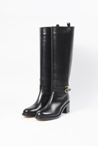 【エスメラルダ/Esmeralda】の【SARTORE】ゴールドバックルロングブーツ 人気、トレンドファッション・服の通販 founy(ファニー) ファッション Fashion レディースファッション Fashion for Women バッグ Bags ロング Long, Long-Length エレガント 上品 Elegant thumbnail ブラック|ID: prp329100004185491 ipo3291000000036122603