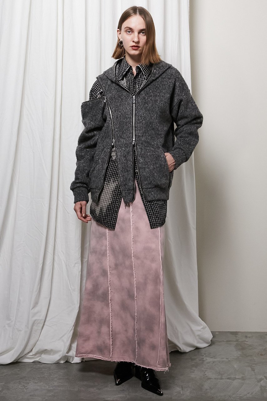 【プランク プロジェクト/PRANK PROJECT】のアウトシームスウェットマキシスカート/Outseam Sweatshirt Maxi Skirt 人気、トレンドファッション・服の通販 founy(ファニー) 　ファッション　Fashion　レディースファッション　WOMEN　スカート　Skirt　ロングスカート　Long Skirt　カットオフ　Cut Off　ダメージ　Damage　プリント　Print　ロング　Long　other-6|ID: prp329100004185509 ipo3291000000031392653