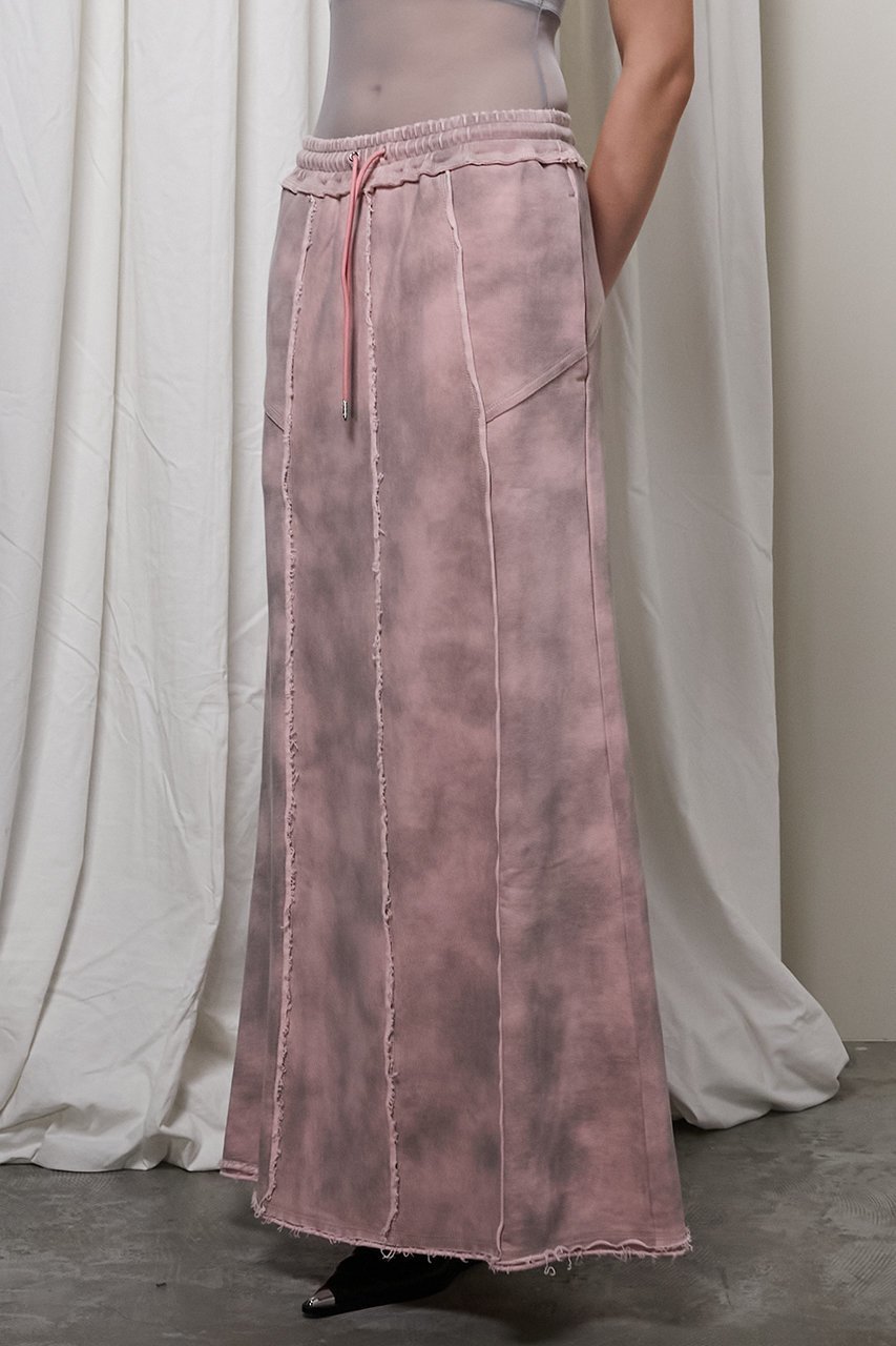 【プランク プロジェクト/PRANK PROJECT】のアウトシームスウェットマキシスカート/Outseam Sweatshirt Maxi Skirt 人気、トレンドファッション・服の通販 founy(ファニー) 　ファッション　Fashion　レディースファッション　WOMEN　スカート　Skirt　ロングスカート　Long Skirt　カットオフ　Cut Off　ダメージ　Damage　プリント　Print　ロング　Long　other-8|ID: prp329100004185509 ipo3291000000031392657