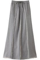 【プランク プロジェクト/PRANK PROJECT】のアウトシームスウェットマキシスカート/Outseam Sweatshirt Maxi Skirt GRY(グレー)|ID: prp329100004185509 ipo3291000000032823881