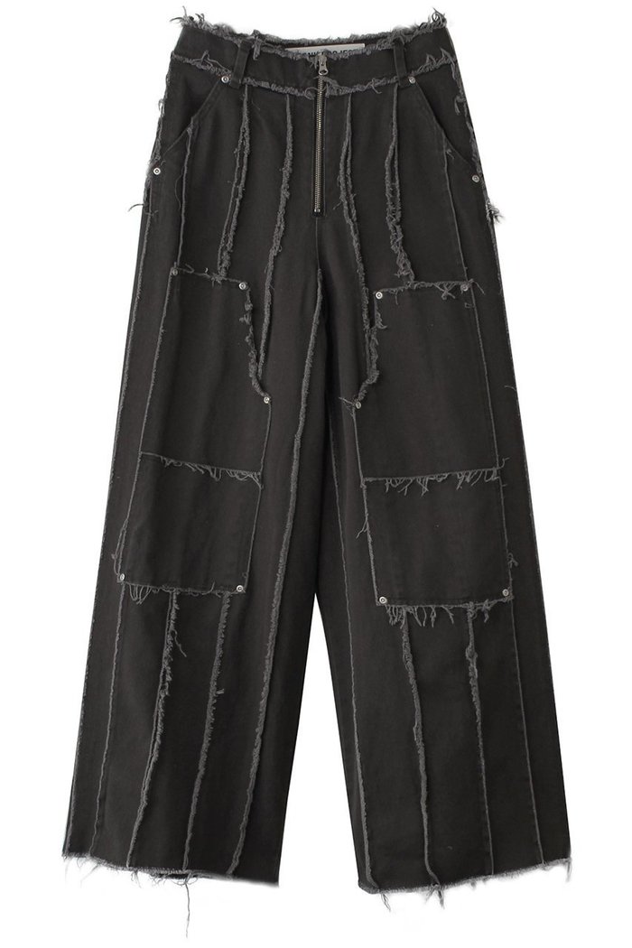 【プランク プロジェクト/PRANK PROJECT】のローエッジパネルパンツ/Raw Edge Panel Pants インテリア・キッズ・メンズ・レディースファッション・服の通販 founy(ファニー) https://founy.com/ ファッション Fashion レディースファッション Fashion for Women パンツ Pants & Trousers メタル Metal, Metal Parts ワイド Wide, Wide Fit |ID: prp329100004185511 ipo3291000000032926753