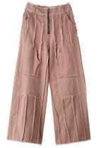 【プランク プロジェクト/PRANK PROJECT】のローエッジパネルパンツ/Raw Edge Panel Pants PNK(ピンク)|ID: prp329100004185511 ipo3291000000032926768