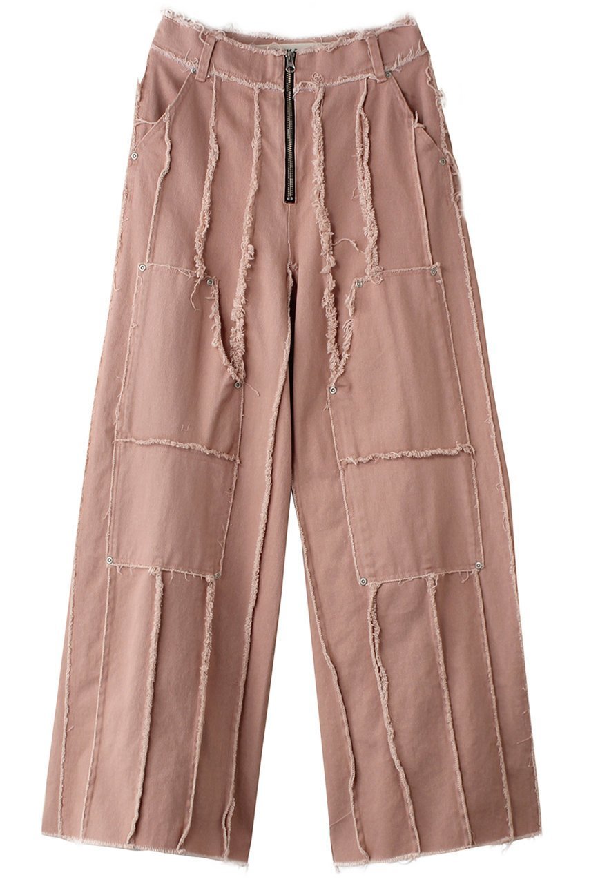 【プランク プロジェクト/PRANK PROJECT】のローエッジパネルパンツ/Raw Edge Panel Pants インテリア・キッズ・メンズ・レディースファッション・服の通販 founy(ファニー) 　ファッション　Fashion　レディースファッション　Fashion for Women　パンツ　Pants & Trousers　メタル　Metal, Metal Parts　ワイド　Wide, Wide Fit　PNK(ピンク)|ID: prp329100004185511 ipo3291000000032926768