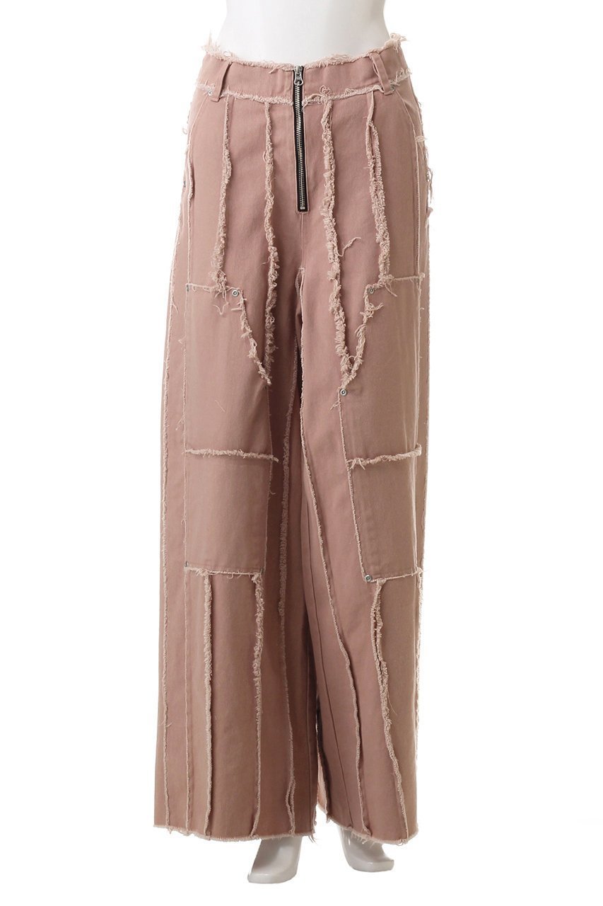【プランク プロジェクト/PRANK PROJECT】のローエッジパネルパンツ/Raw Edge Panel Pants 人気、トレンドファッション・服の通販 founy(ファニー) 　ファッション　Fashion　レディースファッション　Fashion for Women　パンツ　Pants & Trousers　メタル　Metal, Metal Parts　ワイド　Wide, Wide Fit　other-2|ID: prp329100004185511 ipo3291000000032926776
