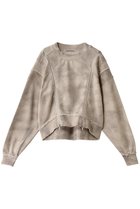 【プランク プロジェクト/PRANK PROJECT】のダブルジップクラッシュスウェット/Double Zip Crash Sweatshirt IVR(アイボリー)|ID: prp329100004185512 ipo3291000000032893022