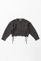 【プランク プロジェクト/PRANK PROJECT】のヴィンテージケーブルショートニット/Vintage Cable Short Knit 人気、トレンドファッション・服の通販 founy(ファニー) ファッション Fashion レディースファッション WOMEN トップス・カットソー Tops/Tshirt ニット Knit Tops プルオーバー Pullover ショート Short ダメージ Damage ハンド Hand メランジ Melange モヘア Mohair NEW・新作・新着・新入荷 New Arrivals thumbnail BRN(ブラウン)|ID: prp329100004185513 ipo3291000000028995680