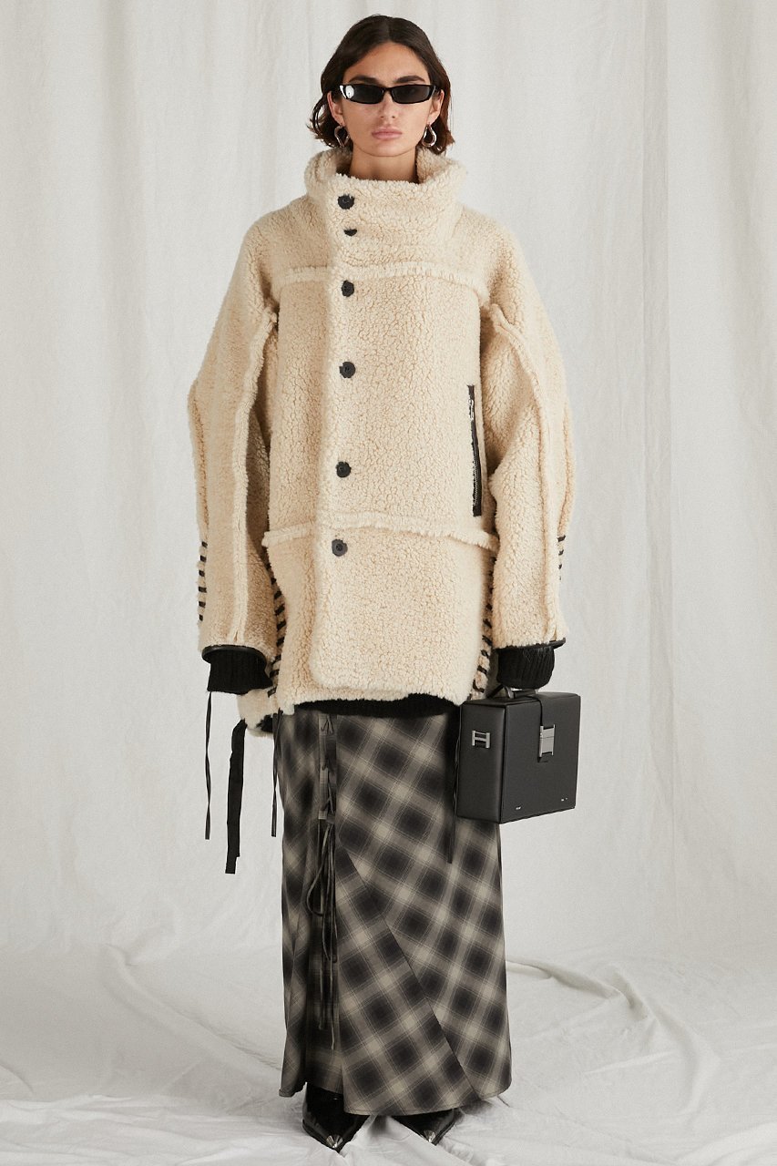 【プランク プロジェクト/PRANK PROJECT】のボアコート/Boa Coat 人気、トレンドファッション・服の通販 founy(ファニー) 　ファッション　Fashion　レディースファッション　Fashion for Women　アウター　Coat / Outerwear Collection　コート・ロングコート・ピーコート　Long Coats, Peacoats & More　ショート　Short, Short Length　ハイネック　High Neck, Mock Neck　ハーフ　Half, Half-Length　フェイクレザー　Faux Leather, PU Leather　レース　Lace, Lace Fabric　防寒　Cold Protection, Winter-Ready　other-7|ID: prp329100004185516 ipo3291000000035490001