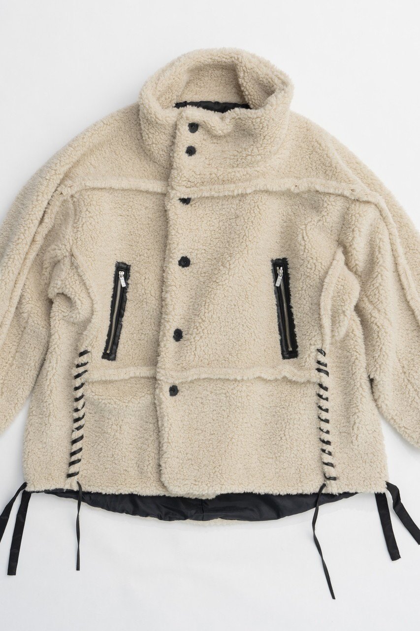 【プランク プロジェクト/PRANK PROJECT】のボアコート/Boa Coat 大人の最旬トレンドファッション＆コーディネート founy(ファウニー) 　ファッション　Fashion　レディースファッション　Fashion for Women　アウター　Coat / Outerwear Collection　コート・ロングコート・ピーコート　Long Coats, Peacoats & More　ショート　Short, Short Length　ハイネック　High Neck, Mock Neck　ハーフ　Half, Half-Length　フェイクレザー　Faux Leather, PU Leather　レース　Lace, Lace Fabric　防寒　Cold Protection, Winter-Ready　other-2|ID: prp329100004185516 ipo3291000000036619207