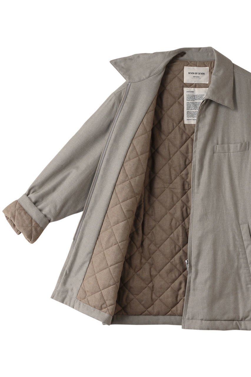 【セブン バイ セブン/SEVEN BY SEVEN / MEN】の【MEN】ジップアップ ロング ブルゾン‐Unstained organic cotton‐ 人気、トレンドファッション・服の通販 founy(ファニー) 　ファッション　Fashion　メンズファッション　Fashion for Men　ジップアップ　Zip-Up, Full Zip　ジャケット　Jacket, Outerwear　ブルゾン　Blouson, Bomber Jacket　ロング　Long, Long-Length　エレガント 上品　Elegant　防寒　Cold Protection, Winter-Ready　other-6|ID: prp329100004185527 ipo3291000000035720914