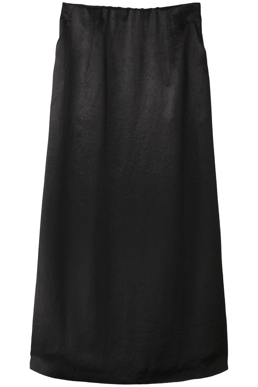 【マノフ/MANOF】のSATIN MAXI SKIRT スカート インテリア・キッズ・メンズ・レディースファッション・服の通販 founy(ファニー) 　ファッション　Fashion　レディースファッション　WOMEN　スカート　Skirt　ロングスカート　Long Skirt　サテン　Satin　フレア　Flare　マキシ　Maxi　ロング　Long　NEW・新作・新着・新入荷　New Arrivals　BLACK|ID: prp329100004185528 ipo3291000000028995728