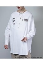 【ローズバッド/ROSE BUD】のNYCビッグロングTシャツ 人気、トレンドファッション・服の通販 founy(ファニー) ファッション Fashion レディースファッション WOMEN トップス・カットソー Tops/Tshirt シャツ/ブラウス Shirts/Blouses ロング / Tシャツ T-Shirts カットソー Cut and Sewn スリーブ Sleeve ニューヨーク New York ビッグ Big プリント Print モチーフ Motif ロング Long NEW・新作・新着・新入荷 New Arrivals thumbnail ホワイト|ID: prp329100004185547 ipo3291000000028995776