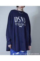 【ローズバッド/ROSE BUD】のNYCビッグロングTシャツ ネイビー|ID:prp329100004185547