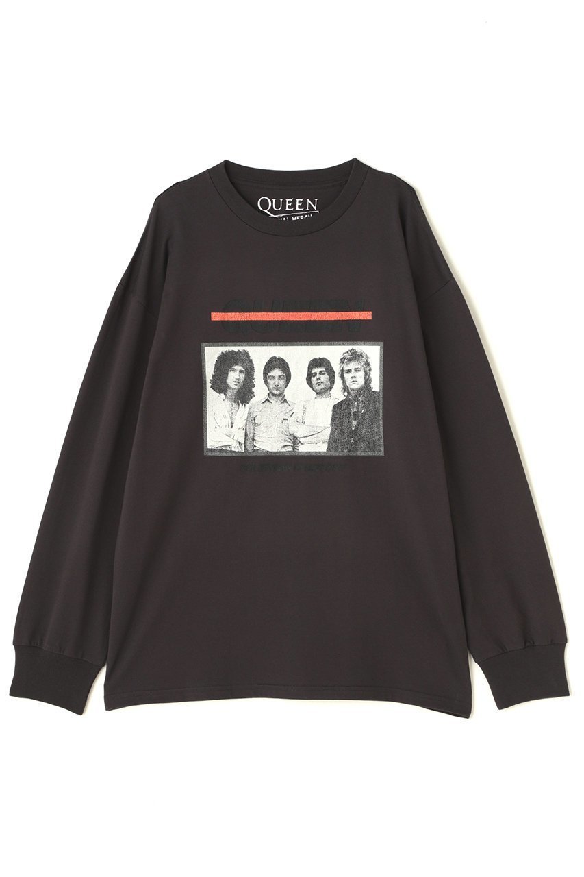 【ローズバッド/ROSE BUD】のQUEEN フォトプリントロングTシャツ 人気、トレンドファッション・服の通販 founy(ファニー) 　ファッション　Fashion　レディースファッション　WOMEN　トップス・カットソー　Tops/Tshirt　シャツ/ブラウス　Shirts/Blouses　ロング / Tシャツ　T-Shirts　カットソー　Cut and Sewn　グラフィック　Graphic　スペシャル　Special　スリーブ　Sleeve　ロング　Long　NEW・新作・新着・新入荷　New Arrivals　 other-1|ID: prp329100004185551 ipo3291000000028995786