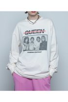 【ローズバッド/ROSE BUD】のQUEEN フォトプリントロングTシャツ 人気、トレンドファッション・服の通販 founy(ファニー) ファッション Fashion レディースファッション WOMEN トップス・カットソー Tops/Tshirt シャツ/ブラウス Shirts/Blouses ロング / Tシャツ T-Shirts カットソー Cut and Sewn グラフィック Graphic スペシャル Special スリーブ Sleeve ロング Long NEW・新作・新着・新入荷 New Arrivals thumbnail ホワイト|ID: prp329100004185551 ipo3291000000028995788