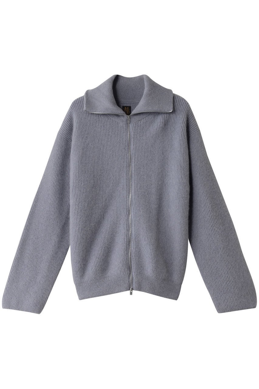 【バトナー/BATONER】のカシミヤフォックスドライバーズニット インテリア・キッズ・メンズ・レディースファッション・服の通販 founy(ファニー) 　ファッション　Fashion　レディースファッション　Fashion for Women　トップス・カットソー　Cut & Sew Tops　ニット　Knit Tops & Sweaters　カーディガン・羽織り　Layered Style Cardigans　カーディガン　Cardigan, Knitwear　トレンド　Trend, Trending Now　フォックス　Fox, Fox Fur　ボトム　Bottoms, Lower Wear　ライトサックス|ID: prp329100004185553 ipo3291000000032960710
