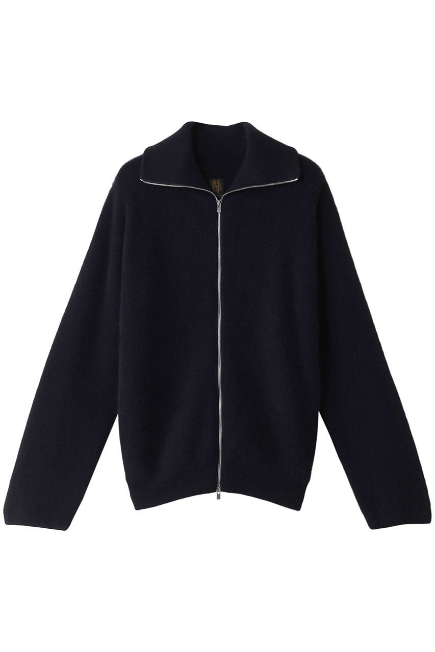 【バトナー/BATONER】のカシミヤフォックスドライバーズニット インテリア・キッズ・メンズ・レディースファッション・服の通販 founy(ファニー) 　ファッション　Fashion　レディースファッション　Fashion for Women　トップス・カットソー　Cut & Sew Tops　ニット　Knit Tops & Sweaters　カーディガン・羽織り　Layered Style Cardigans　カーディガン　Cardigan, Knitwear　トレンド　Trend, Trending Now　フォックス　Fox, Fox Fur　ボトム　Bottoms, Lower Wear　ネイビー|ID: prp329100004185553 ipo3291000000032960714