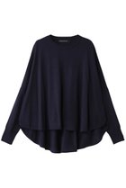 【ミズイロ インド/mizuiro ind】のfront seem cocoon P/O プルオーバー navy|ID:prp329100004185558