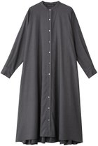 【ミズイロ インド/mizuiro ind】のT/R stand collar flare OP ワンピース c.gray|ID: prp329100004185559 ipo3291000000032890105