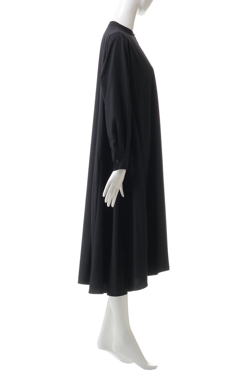 【ミズイロ インド/mizuiro ind】のT/R stand collar flare OP ワンピース 人気、トレンドファッション・服の通販 founy(ファニー) 　ファッション　Fashion　レディースファッション　Fashion for Women　ワンピース　Dresses　チュニック　Tunic Tops & Dresses　チュニック　Tunic, Long Top　ドレープ　Drape, Draping Fabric　フレア　Flare, Flared　ロング　Long, Long-Length　エレガント 上品　Elegant　other-3|ID: prp329100004185559 ipo3291000000032890112