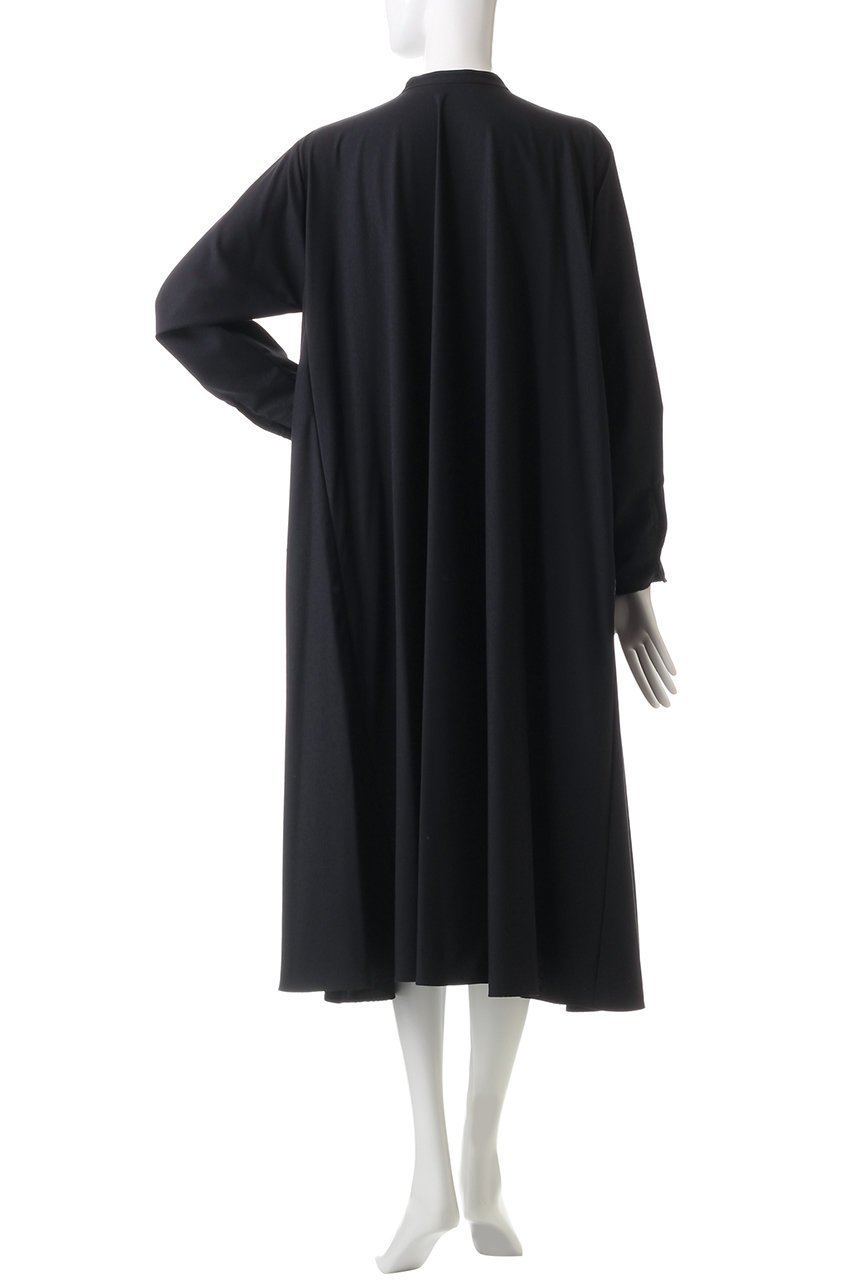 【ミズイロ インド/mizuiro ind】のT/R stand collar flare OP ワンピース 人気、トレンドファッション・服の通販 founy(ファニー) 　ファッション　Fashion　レディースファッション　Fashion for Women　ワンピース　Dresses　チュニック　Tunic Tops & Dresses　チュニック　Tunic, Long Top　ドレープ　Drape, Draping Fabric　フレア　Flare, Flared　ロング　Long, Long-Length　エレガント 上品　Elegant　other-4|ID: prp329100004185559 ipo3291000000032890114