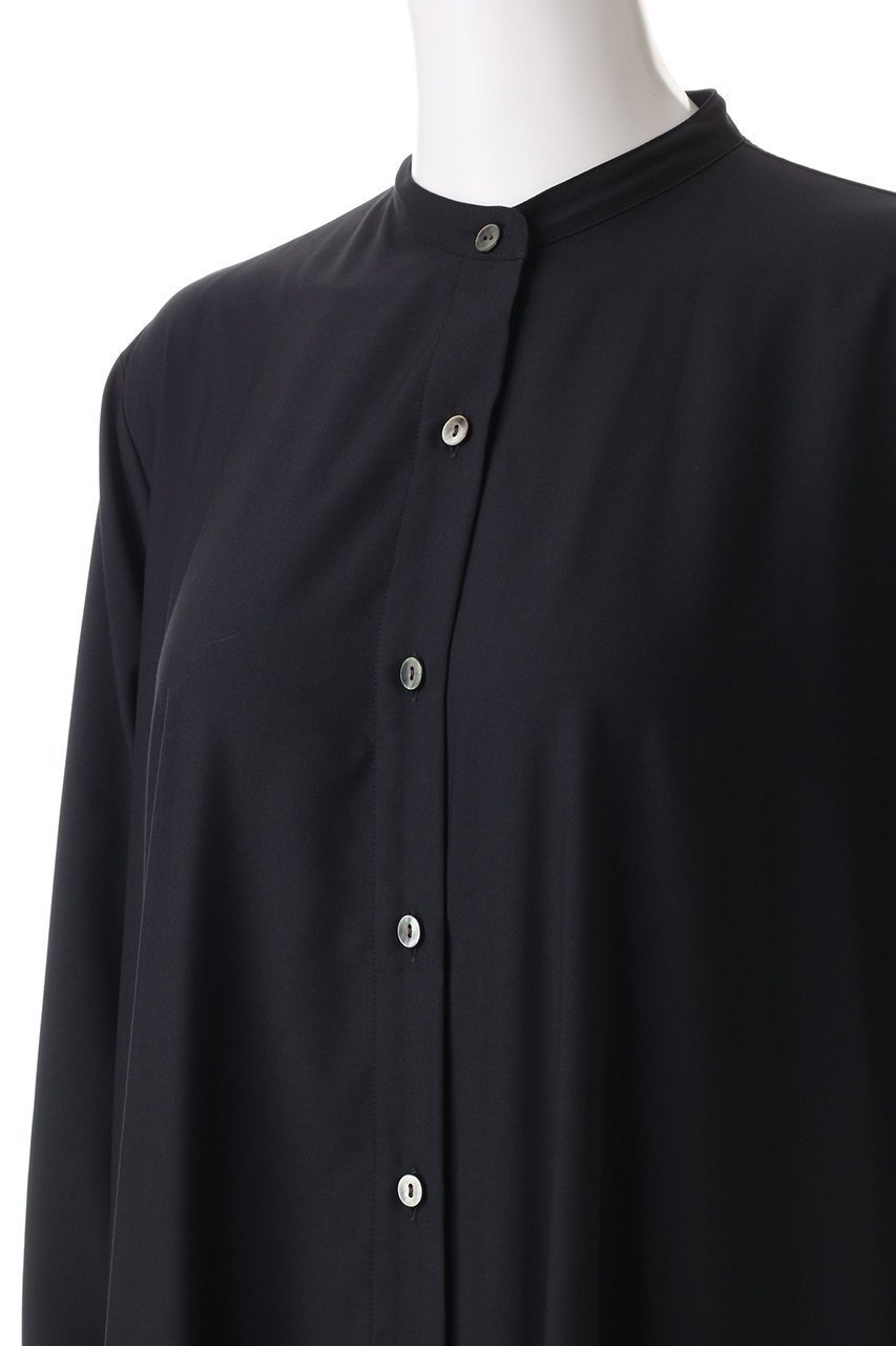 【ミズイロ インド/mizuiro ind】のT/R stand collar flare OP ワンピース 人気、トレンドファッション・服の通販 founy(ファニー) 　ファッション　Fashion　レディースファッション　Fashion for Women　ワンピース　Dresses　チュニック　Tunic Tops & Dresses　チュニック　Tunic, Long Top　ドレープ　Drape, Draping Fabric　フレア　Flare, Flared　ロング　Long, Long-Length　エレガント 上品　Elegant　other-5|ID: prp329100004185559 ipo3291000000032890118